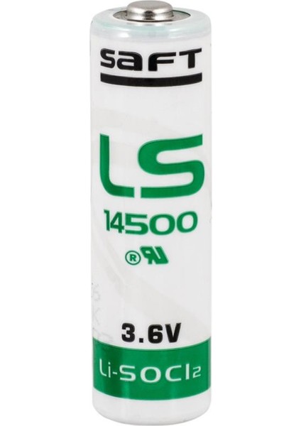 Saft Ls 14500 3.6V Aa Size Lithium Pil Li-Socı2