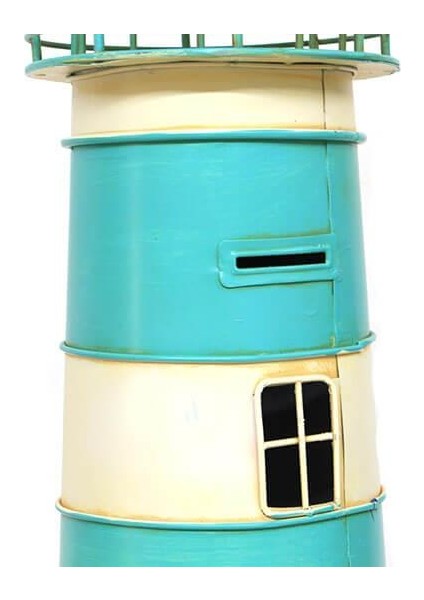 Dekoratif Metal Deniz Feneri Kumbara Vintage Biblo Hediyelik fiyatları