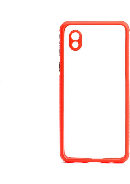 Galaxy A01 Core Kılıf ​​omsy Kaff Kapak-Kırmızı
