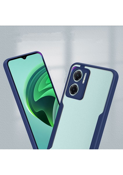 Xiaomi Redmi Note 11E Kılıf Omsy Parfe Kapak-Lacivert fırsatları