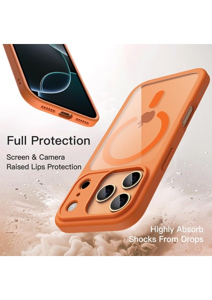 Iphone 17 Pro Kılıf Krom Mika Magsafe Arkası Şeffaf Hassas Butonlu Mat Yumuşak Renkli Kenarlı modelleri