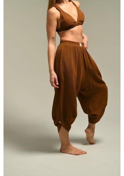 Organik Pamuk Baggy Şalvar Pantolon Yoga Pantolonu fiyatları