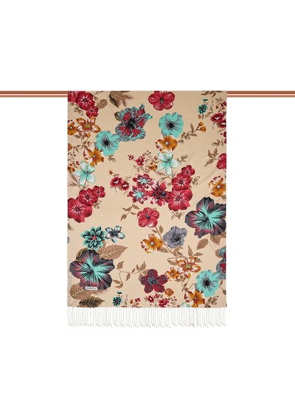 Petunya Desenli Ipek Şal fiyatları