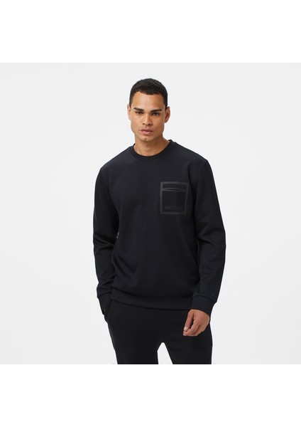 Erkek Siyah Classic Fit Sweatshirt K57021T.0TB