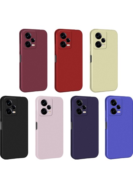 Xiaomi Redmi Note 12 Pro 5g Kılıf Omsy Premier Silikon Kapak-Siyah fiyatları