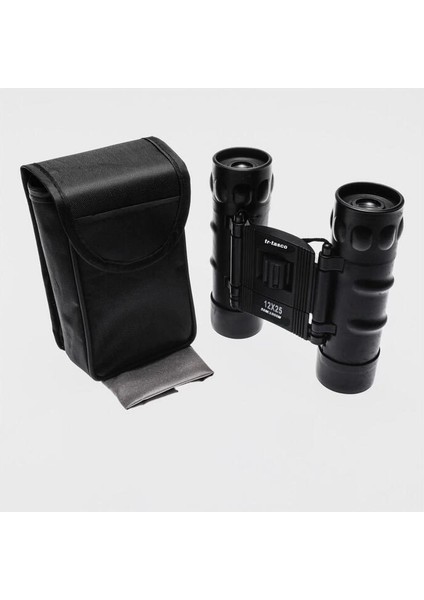 Trtasco 12X25 El Dürbünü 1000M/56M Geniş Görüş Alanlı Siyah