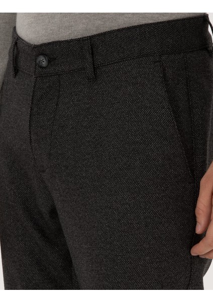 Erkek Siyah Slim Fit Kanvas Pantolon 50317275-VR046 indirimleri