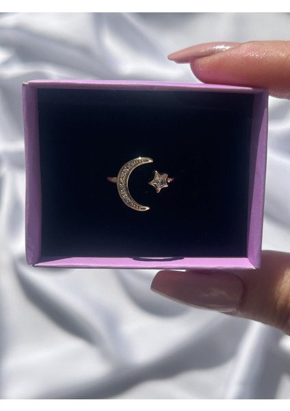 Taşlı Ay Yıldız Yüzük fiyatları