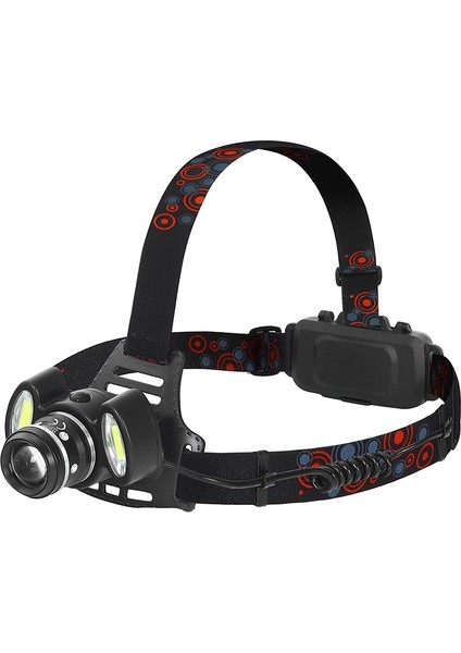 6000 Lümen 3 Başlık Şarjlı Kafa Lambası WT-630 fırsatları