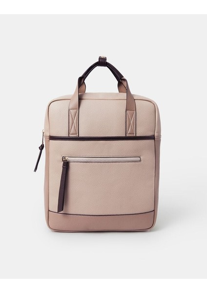 Top Handle Sırt Çantası Mocha modelleri
