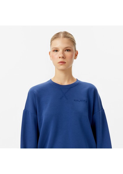 Kadın Mavi Regular Fit Sweatshirt 47K101T.41H fırsatları