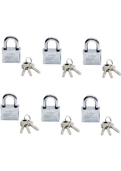 Akıllı Anahtarlı Asma Kilit 6lı Set indirimleri