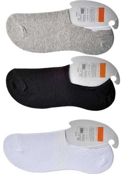 Siyah Gri ve Beyaz Erkek Babet Çorap 15 Çift fiyatları