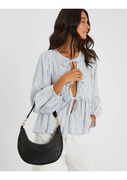 Scoop Shoulder Turquoise