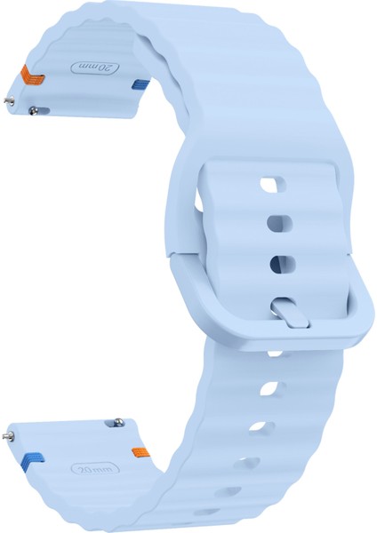 Huawei Watch Gt 5 46 mm Ile Uyumlu (22 Mm) Dalgalı Dikiş Detaylı Silikon Saat Kordonu modelleri