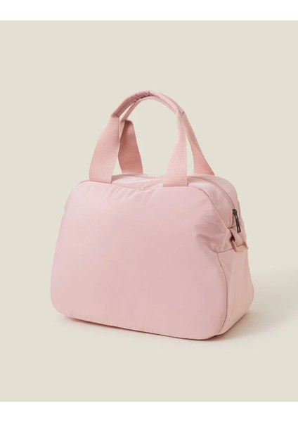 Gül Nakışlı Seyahat Çantası Pembe fırsatları