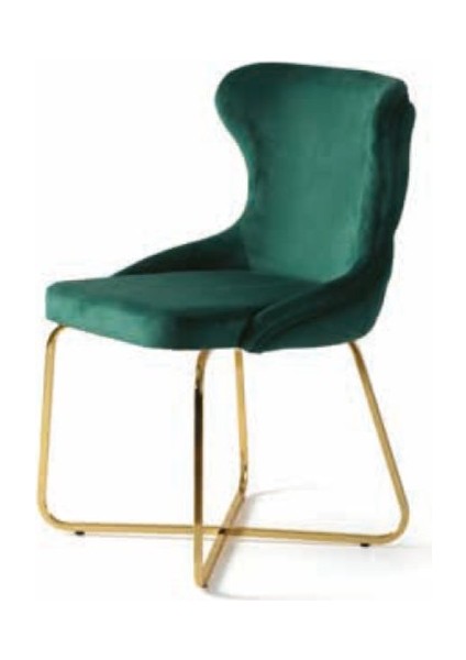 Bera Gold Ayak Safir Sandalye