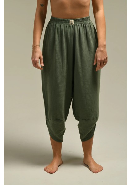 Organik Pamuk Baggy Şalvar Pantolon Yoga Pantolonu indirimleri