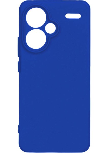 Xiaomi Redmi Note 13 Pro Plus 5g Kılıf Omsy Biye Silikon-Mavi