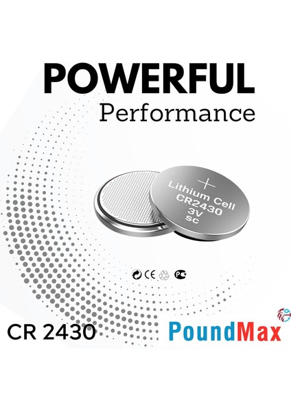 5 Adet 2430 CR2430 DL2430 3V Poundmax Lityum Düğme Pil, Uzun Raf Ömrü, Küçük Elektronik Cihazlar Için Uzaktan Kumandalar, Teraziler, Akıllı Ev Cihazları, Ölçüm Cihazları ve Hesap Makineleri indirimleri