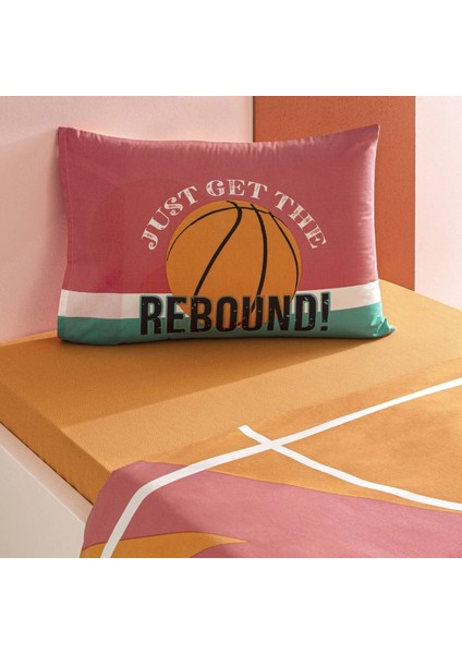 Genç Modası Ranforce Tek Kişilik Nevresim Takımı Pıxor Turuncu modelleri