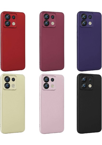 Xiaomi Redmi Note 13 Pro 5g Kılıf Omsy Premier Silikon Kapak-Mürdüm fiyatları