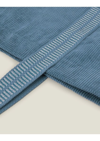 Kadife Alışveriş Çantası Mavi fırsatları