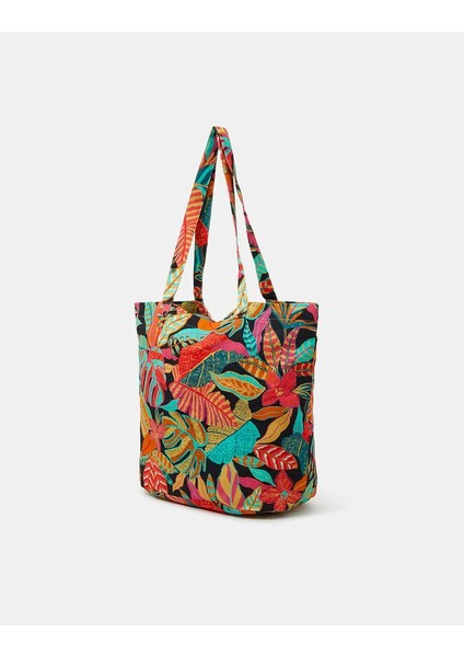 Tropıcal Prınted Shopper Red fırsatları