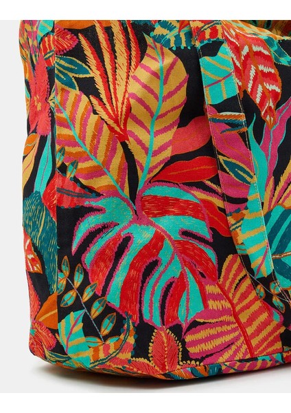 Tropıcal Prınted Shopper Red indirimleri