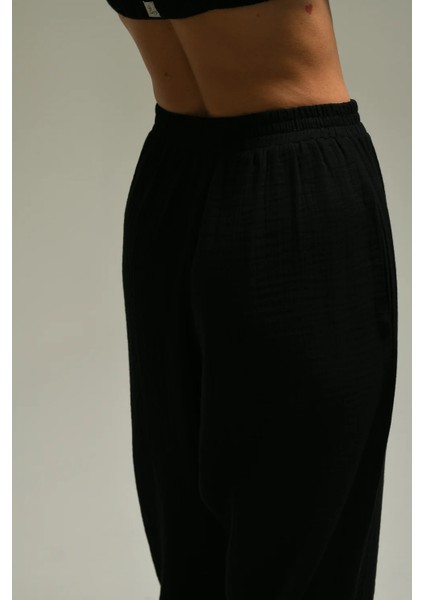 Organik Pamuk Baggy Şalvar Pantolon Yoga Pantolonu modelleri