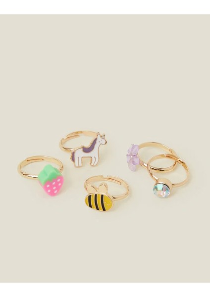 Bahar Bahçesi Yüzük Set x 5 Kız Çocuk fiyatları