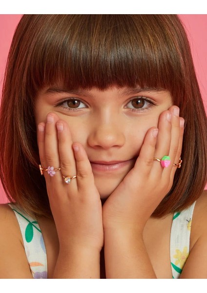 Bahar Bahçesi Yüzük Set x 5 Kız Çocuk modelleri