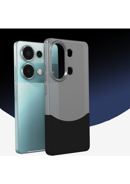 Redmi Note 13 Pro 4g Kılıf Mıknatıslı Omsy Duble Kapak - Siyah fırsatları