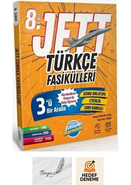 8.sınıf Lgs Jett Türkçe Fasikülleri Hedef Deneme