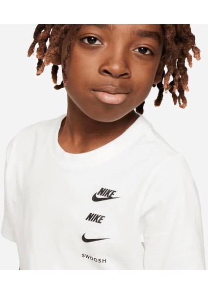 Si Graphic Çocuk Krem T-Shirt modelleri