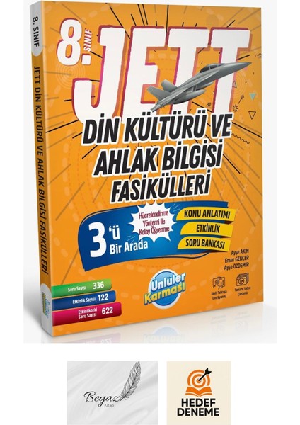 8.sınıf Lgs Jett Din Kültürü ve Ahlak Bilgisi Fasikülleri Hedef Deneme