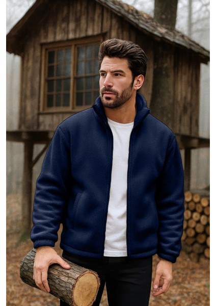 Erkek Pro Termal Iç Dış Sherpa Sonbahar Kış Tam Fermuarlı Peluş Sweatshirt fiyatları