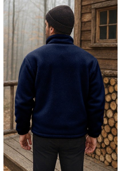 Erkek Pro Termal Iç Dış Sherpa Sonbahar Kış Tam Fermuarlı Peluş Sweatshirt modelleri