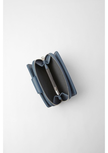 Orta Boy Çıt Çıt Detaylı Kadın Cüzdan/portföy - 65300 - Indigo modelleri
