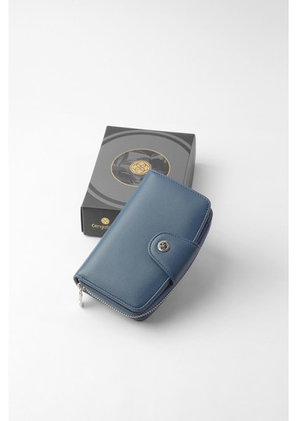 Orta Boy Çıt Çıt Detaylı Kadın Cüzdan/portföy - 65300 - Indigo indirimleri