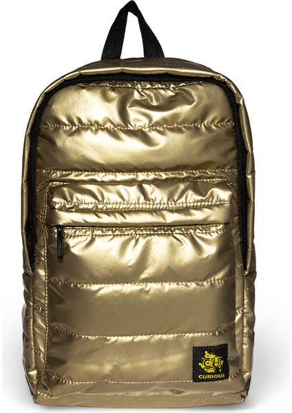 Moods Up Curious Kapitone Su Geçirmez Kumaşlı Okul ve Laptop Sırt Çantası Sarı