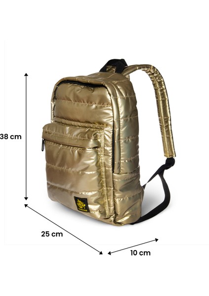 Moods Up Curious Kapitone Su Geçirmez Kumaşlı Okul ve Laptop Sırt Çantası Sarı fırsatları