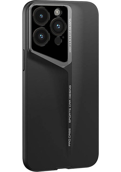 Apple iPhone 14 Pro Kılıf Ultra Ince Kamera Korumalı Sert Rubber Omsy Procase Kapak-Siyah fiyatları