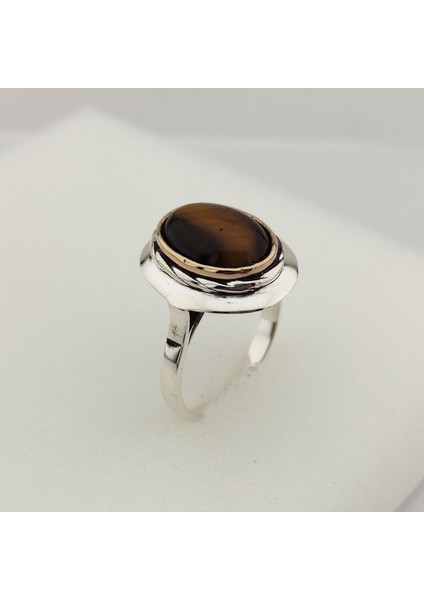 925 Ayar Gümüş Kaplangözü Taşlı Kadın Yüzük modelleri