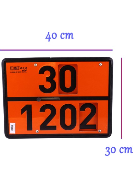 (1 Adet) Metal 40X30 cm Levha 2'si 1 Arada 30-1202 33-1203 Tehlikeli Madde Değiştirilebilir Rakamlı indirimleri