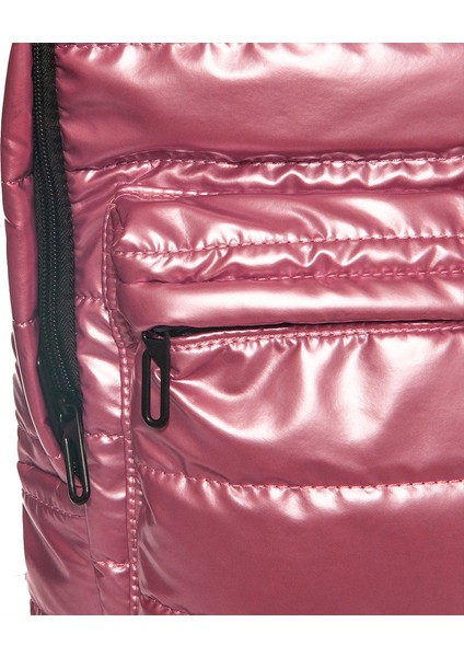 Moods Up Loved Kapitone Su Geçirmez Kumaşlı Okul ve Laptop Sırt Çantası Pembe indirimleri