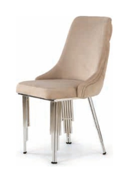 Bera Piyona Ayak - Krom Athena Sandalye