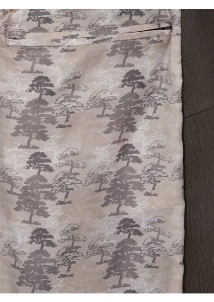 Erkek Kahverengi Deri Mont 50308736-VR029