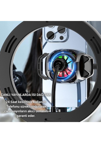 4500 Rpm Turbo Fan Yarı Iletken Soğutma Levhası Telefon Soğutucu Radyatör Tüm Telefonlara Uyumlu fırsatları