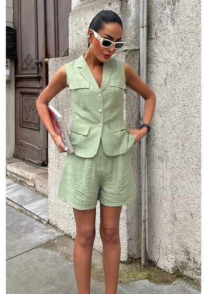 Yelek Şort Viscon Takım 10156-17 modelleri